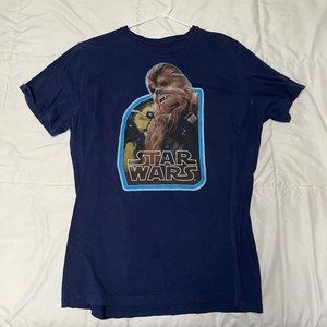 Chewbacca Star Wars T-Shirt - XXL - Blue